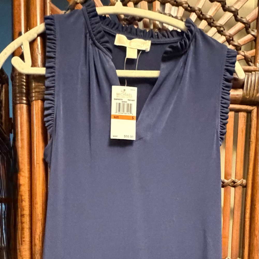 Michael Kors sleeveless Navy blue Dress - Picture 2 of 5
